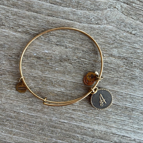 Alex and Ani Initial Charm Bangle “A” - Picture 1 of 1
